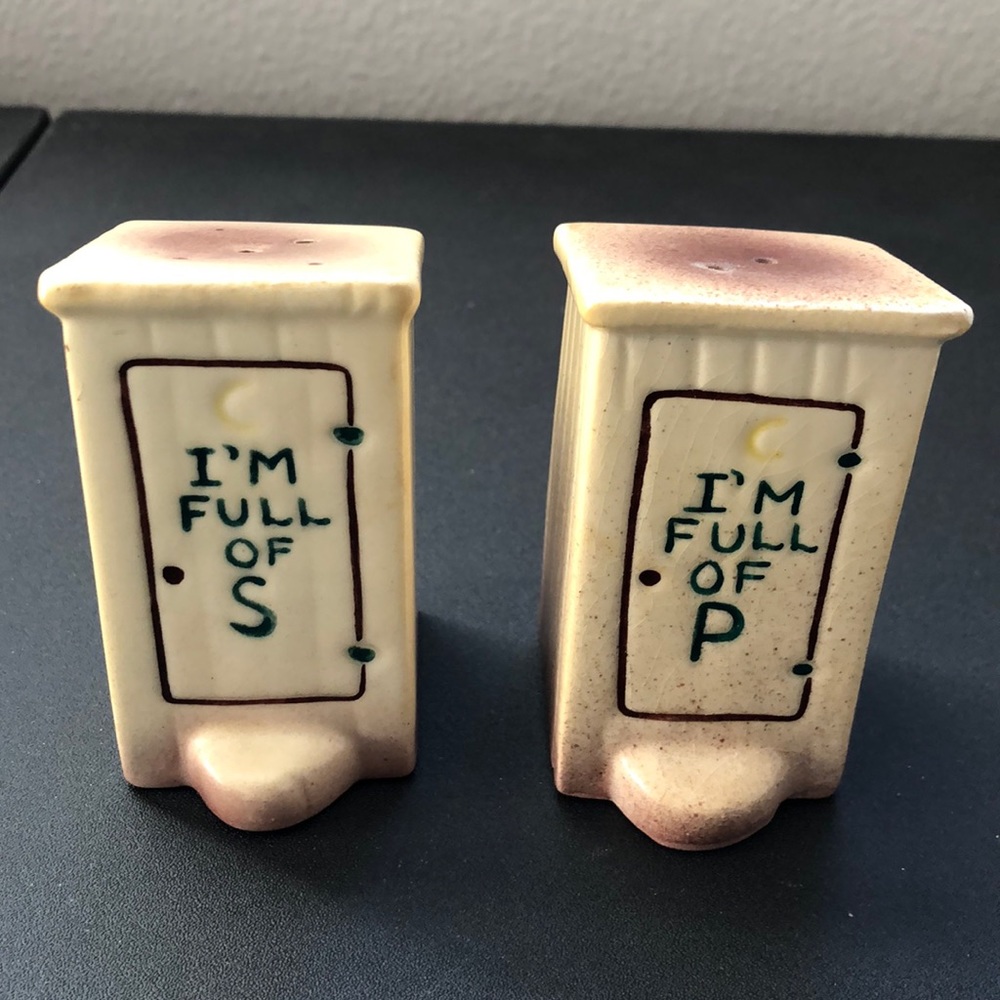 Outhouse Salt & Pepper Shakers